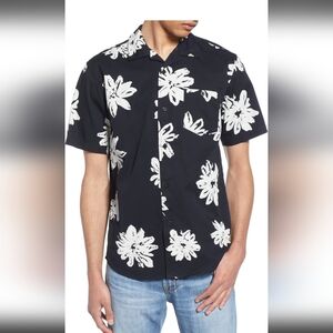NWOT- OBEY Mens Hawaiian Button Down Shirt-sz XL